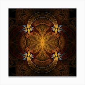 Fractal Art Abstract Pattern 3 Canvas Print