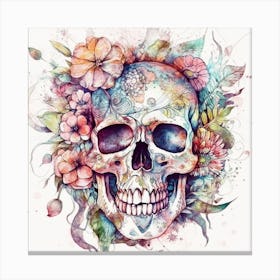 Day Of The Dead Skull 11 Canvas Print