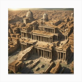 Roman City Canvas Print