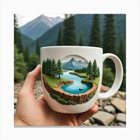 Mug Painting 5 Canvas Print