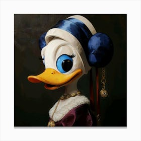 Daisy Duck Canvas Print