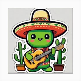 Mexican Cactus 2 Canvas Print