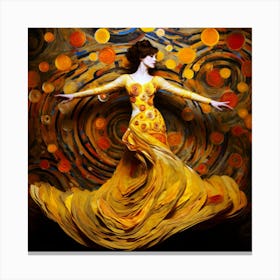 Dancing Lady - Dance Girl Dance Canvas Print