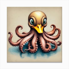 Octopus 81 Canvas Print