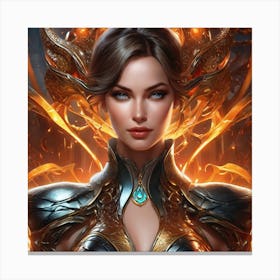 Elven Warriorhkk Canvas Print