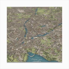 0 Glasgow Map Esrgan V1 X2plus (1) Canvas Print