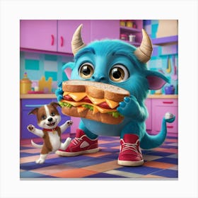 Monsters University Canvas Print