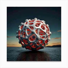 Twilight Orb: Interwoven Futures Canvas Print