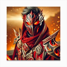 Crimson Zealot Canvas Print