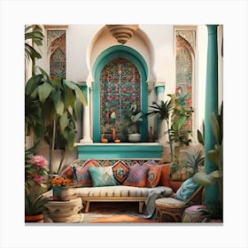 Moroccan Living Room 1 Canvas Print