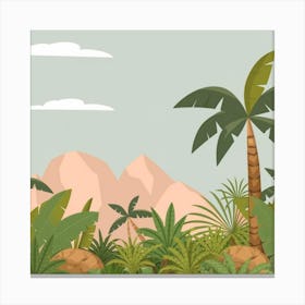 Tropical Jungle Canvas Print