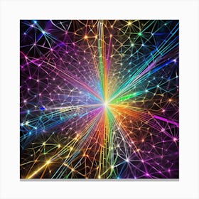 Abstract Space Background 8 Canvas Print