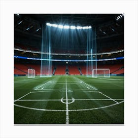 Soccer Stadium Canvas Print