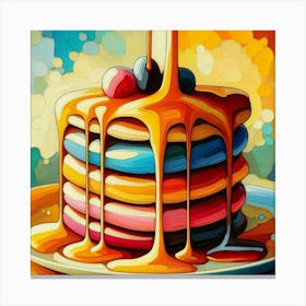 Pancakes With Syrup 1 Canvas Print