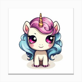 Cute Unicorn 477 Canvas Print