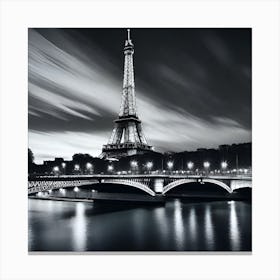 Eiffel Tower At Night 7 Canvas Print