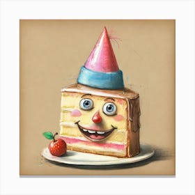 Birthday Cake 5 Canvas Print