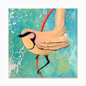 Bird On A Branch 1 Canvas Print