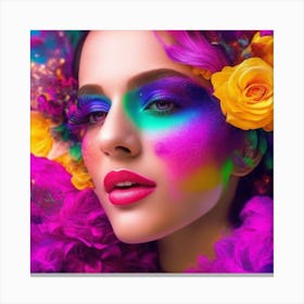 Colorful Beauty Canvas Print