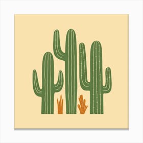 Cactus Illustration Art 8 Canvas Print