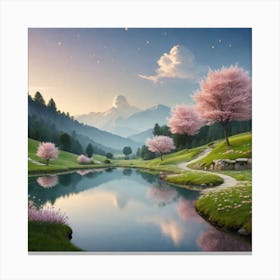 Swiss Alps Canvas Print