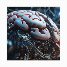 Artificial Brain 61 Canvas Print