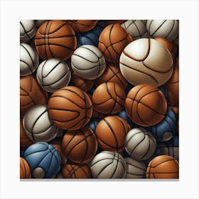 Basketballs Canvas Print