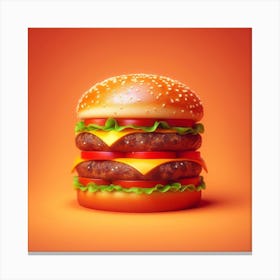 Burger1 Canvas Print