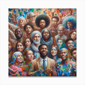 People'' Canvas Print