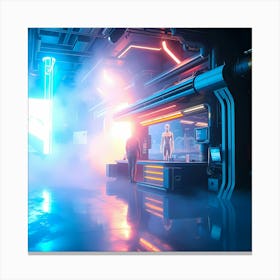 Futuristic Space 1 Canvas Print