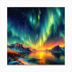 Aurora S Symphony 15 Canvas Print