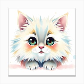 Cute Kitten Canvas Print