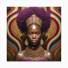 African Beauty Canvas Print