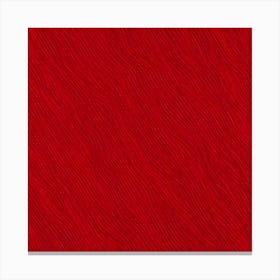 Red Wavy Texture Canvas Print