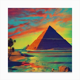 Pyramids Of Giza 4 Canvas Print