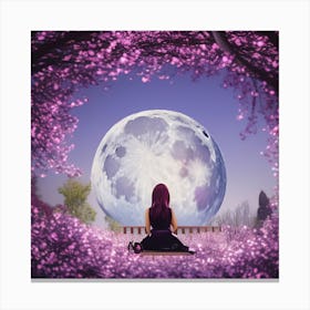 Full Moon Canvas Print