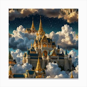 Castle In The Clouds 23 Canvas Print