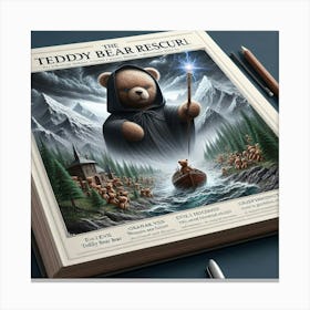 Teddy Bear Retriever Canvas Print