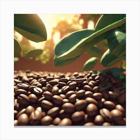 Coffee Beans 95 Canvas Print