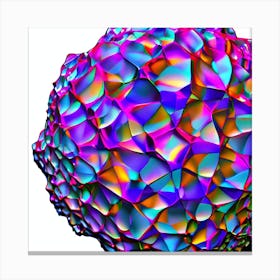 3d Rendering Of A Colorful Ball Canvas Print