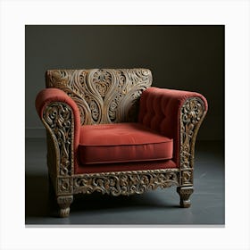 Ornate Chair Canvas Print