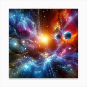 Galaxy And Nebula 1 Canvas Print