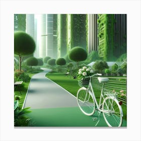 Green City Canvas Print