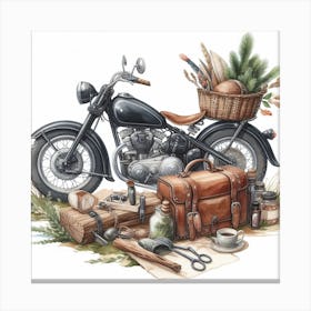Motorcycle 5 Canvas Print