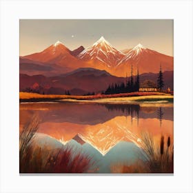 Mountain Landscape 23 Canvas Print