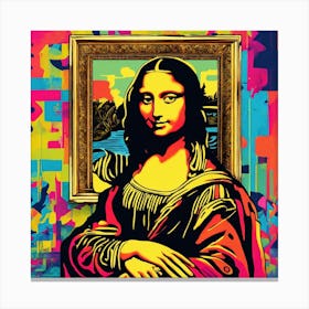 Mona Lisa 3 Canvas Print