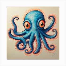 Octopus 96 Canvas Print