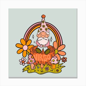 Virgo Gnome Canvas Print