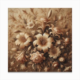 Russian Flowers Canvas Print