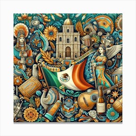 Mexico City Canvas Print